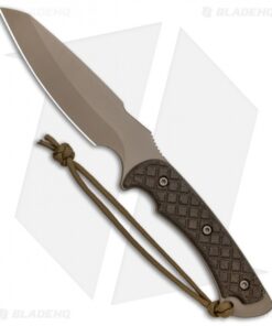 Spartan Blades Hybris Fixed Blade Green Canvas Micarta (5.3" FDE)