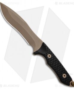 Spartan Blades Ronin Shinto Fixed Blade Tactical Knife Black G-10 (5.6" FDE)