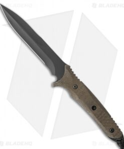 Spartan Blades Breed Fighter Dagger Knife Green Micarta (5.5" Black)