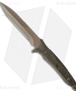 Spartan Blades Breed Fighter Dagger Knife Green Micarta (5.5" FDE)