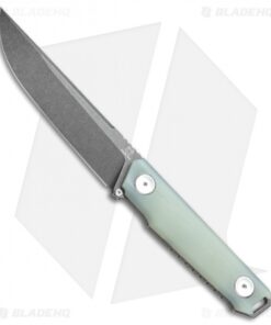 Stedemon Knife Co. Uncle One UB02 Fixed Blade Knife Jade G-10 (5" Black SW)