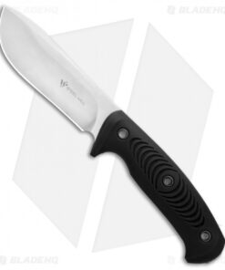 Steel Will Roamer Skinner Fixed Blade Knife Black TPE (4.5" Satin) R345-1BK