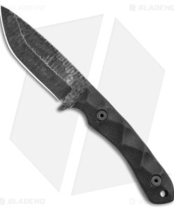 Stroup Knives GP2 Fixed Blade Knife Black G-10 (3.75" Black SW)