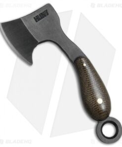 T.M. Hunt Custom "Lil Billy Bad Axe" Keychain Green Canvas Micarta