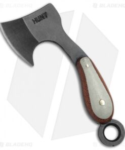 T.M. Hunt Custom "Lil Billy Bad Axe" Keychain Natural Micarta/White G-10