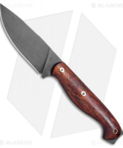 T.M. Hunt Custom Yuma Fixed Blade Knife Padouk Wood (4.25" Black)