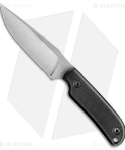 TB Outdoor Commandeur All-Purpose Fixed Blade Knife Black G-10 (4.25" SW)
