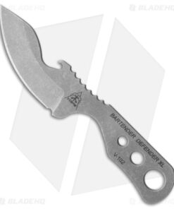 TOPS Knives Bartender Defender XL Fixed Blade Neck Knife (2.1" Stonewash)