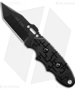 TOPS Knives C.A.T. Tanto Fixed Blade Knife Black G-10 (3.25 Black) 203T-01