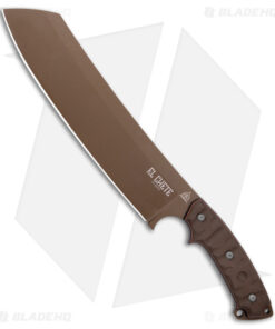 TOPS Knives El Chete Fixed Blade Rocky Mountain Tread w/ Dangler (12" Bronze)