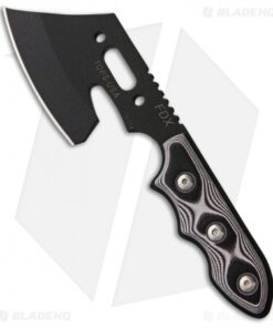 TOPS Knives FDX 7" Mini Axe Black/White G-10 (Black) FDX-18