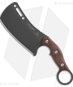 TOPS Knives Tidal Force Fixed Blade Knife Micarta (4.8" Black)