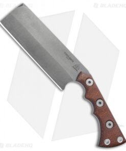 TOPS Knives Nata Fixed Blade Knife Natural Micarta (6.5" Acid Stonewash) TNAT-01