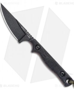 TOPS Knives Street Scalpel 2.0 Fixed Blade Knife Black Micarta (3.13" Black)