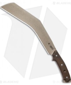 TOPS Knives The Bestia Fixed Blade Knife Green Micarta (13" Tan)