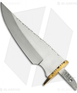 Tallen Bear Claw Clip Point Fixed Blade Knife Blank w/ Sheath (5.25" Mirror)