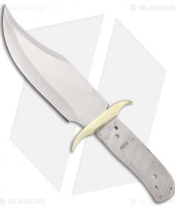 Tallen Bowie Hunter Clip Point Fixed Blade Knife Blank (8" Satin) BL-055