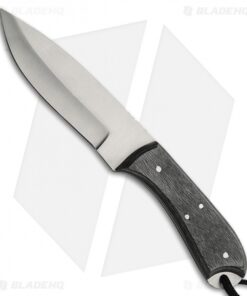 Tallen Gold Standard Fixed Blade Knife Black Wood (4.75" Satin) PA3391