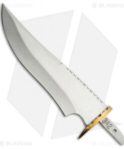 Tallen Large Skinner Fixed Blade Knife Blank w/ Sheath (6.5" Mirror) BL-SOB3