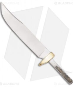 Tallen Mini Hunter Clip Point Fixed Blade Knife Blank (3.5" Satin) BL-004