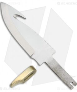 Tallen Raptor Gut Hook Fixed Blade Knife Blank (4" Satin) BL-SM02