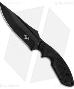 V Nives Frontier Survivor Fixed Blade Knife Black G-10 (5.1" Bead Blast)