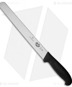 Victorinox Serrated 10" Slicer Kitchen Knife Black Fibrox VN5423325