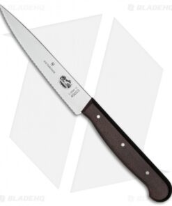 Victorinox Serrated Utility Kitchen Knife 4.75" Rosewood VN5203012