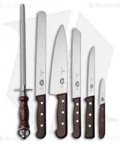Victorinox Rosewood 6-Piece Kitchen Knife Set VN511907X1