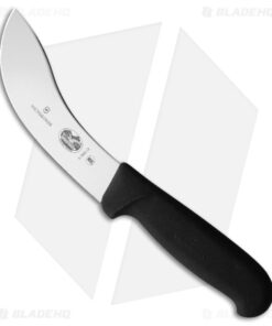 Victorinox 5" Beef Skinning Knife Black Fibroux (5.5" Satin)