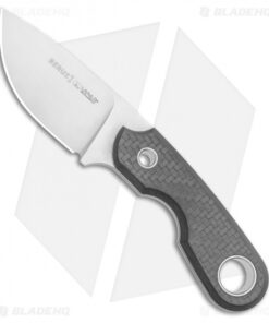 Viper Knives Berus Fixed Blade Knife Drop Point Carbon Fiber (2.6" Satin)