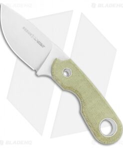 Viper Knives Berus Fixed Blade Knife Drop Point Green Micarta (3.5" Satin)