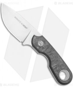 Viper Knives Berus Fixed Blade Knife Drop Point Marble Carbon Fiber (3.5" Satin)