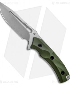 WE Knife Co. Vindex Fixed Blade Knife Green G-10 (4.3" Stonewash) 802A