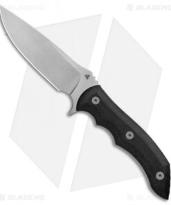 WE Knife Co. Stonefish Fixed Blade Knife Black G-10 (4.46" Stonewash) 919C