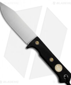 Wallace Edged Tools FS II Fixed Blade Knife Black G-10 (4.5" Satin)