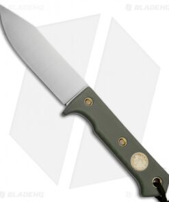 Wallace Edged Tools FS II Fixed Blade Knife Green G-10 (4.5" Satin)