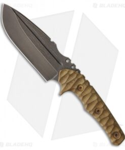 Wander Tactical Uro Tac Fixed Blade Knife Natural Micarta (5.625" Raw)