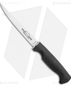 White River Knives 6" Traditional Fillet Knife Canvas Micarta Black