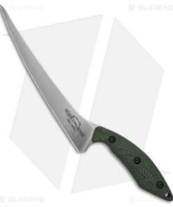 White River Knives 8" Step-Up Fillet Knife Green/Black G-10 (8.1" Stonewash)