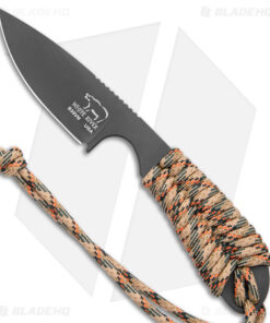 White River Knives M1 Backpacker Fixed Blade Knife Treestand Camo Para (3" PVD)
