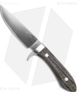 White River Knives Sendero Fixed Blade Knife Black/OD Green Micarta (4.625" SW)