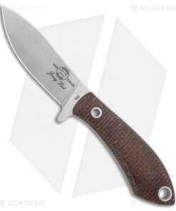 White River Knives Sendero Pack Knife Natural Burlap Micarta (3.25" Stonewash)