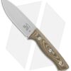 White River Ursus 45 Fixed Blade Knife Maple/Black Richlite (4.5" Stonewash)