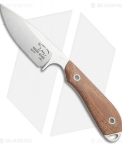 White River Knives Caper Fixed Blade Knife Natural Micarta (3" Stonewash)