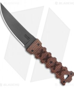 Williams Blade Design Hira Zukuri Mini Kaiken Fixed Blade Micarta (3.5" Black)
