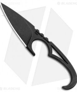 Williams Blade Design Sgian Dubh Neck Knife Fixed Blade (2.5" Black) SDN-003