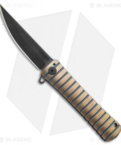 Williams Blade Design BHQ Exclusive Shobu Zukuri Folder Bronze Ti (3.8" Black)