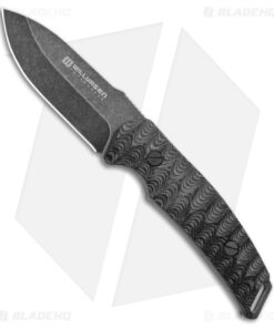 Willumsen Copenhagen Birddog Fixed Blade Knife Black/Gray (3.5" Stonewash)