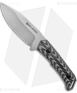 Willumsen Copenhagen Despot Fixed Blade Gray G-10 (4.5" Stonewash)